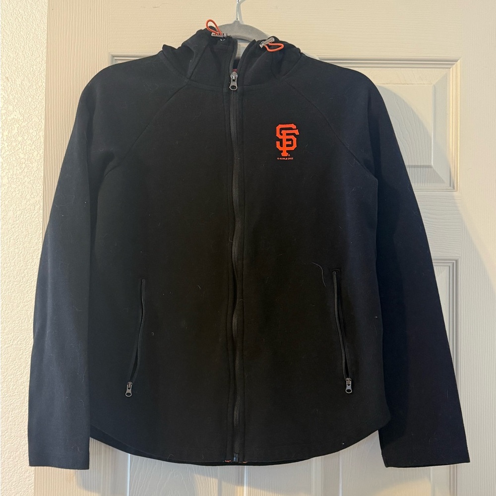 Sf Giants Women’s Full zip hoodie size small Black